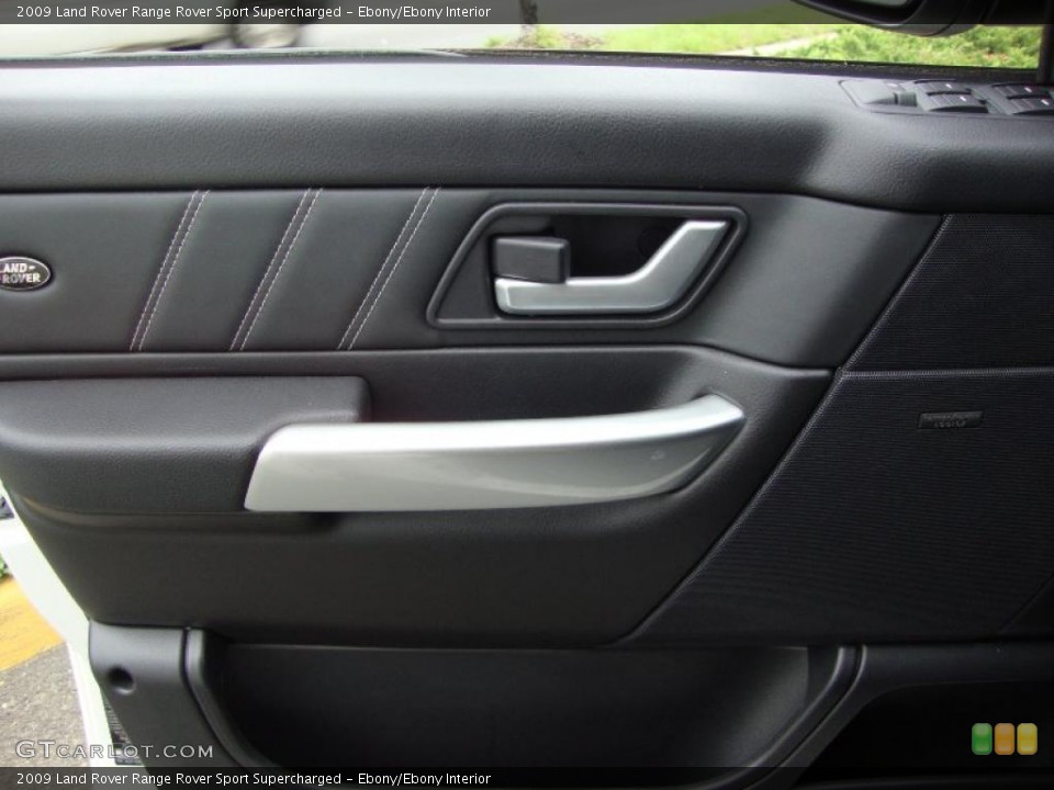 Ebony/Ebony Interior Door Panel for the 2009 Land Rover Range Rover Sport Supercharged #49354669