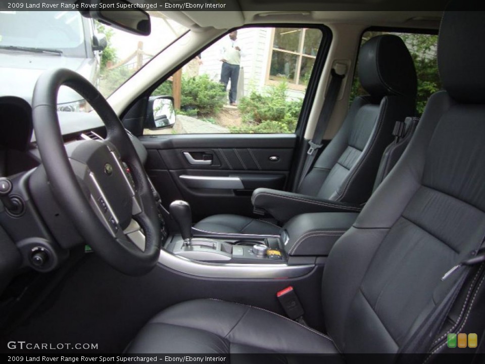 Ebony/Ebony Interior Photo for the 2009 Land Rover Range Rover Sport Supercharged #49354681