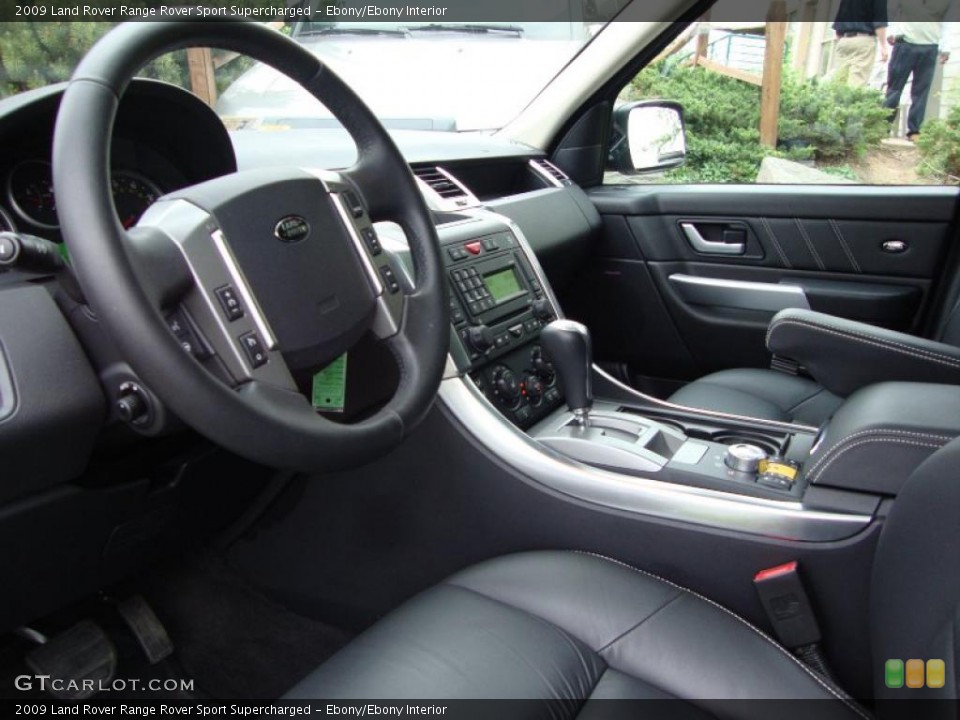 Ebony/Ebony Interior Photo for the 2009 Land Rover Range Rover Sport Supercharged #49354696