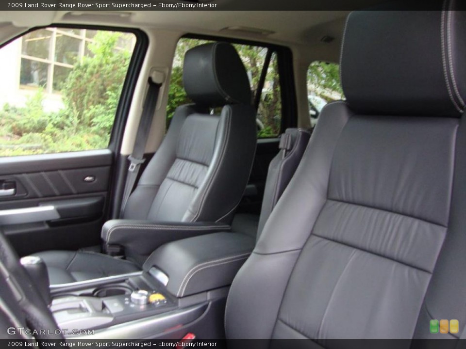 Ebony/Ebony Interior Photo for the 2009 Land Rover Range Rover Sport Supercharged #49354708