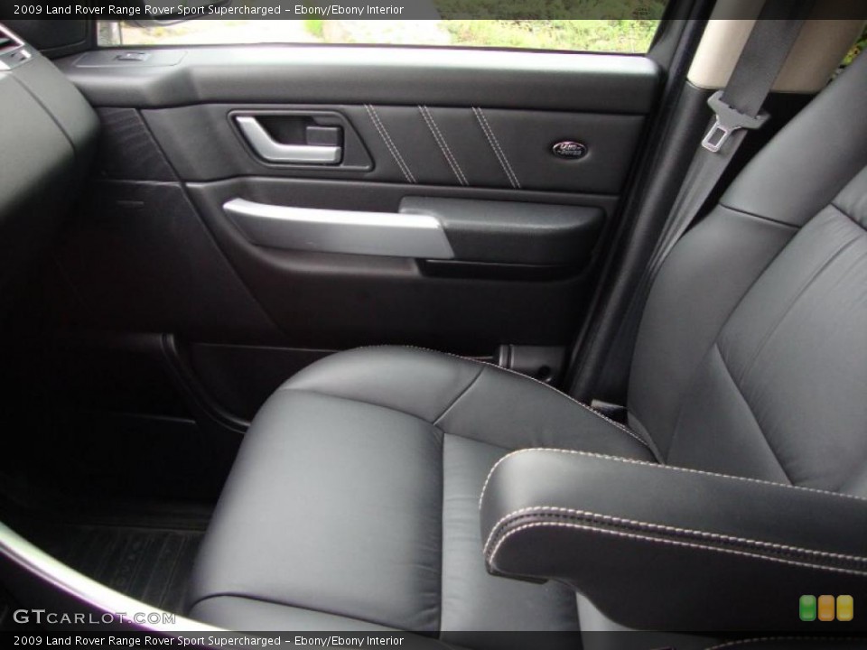 Ebony/Ebony Interior Photo for the 2009 Land Rover Range Rover Sport Supercharged #49354717