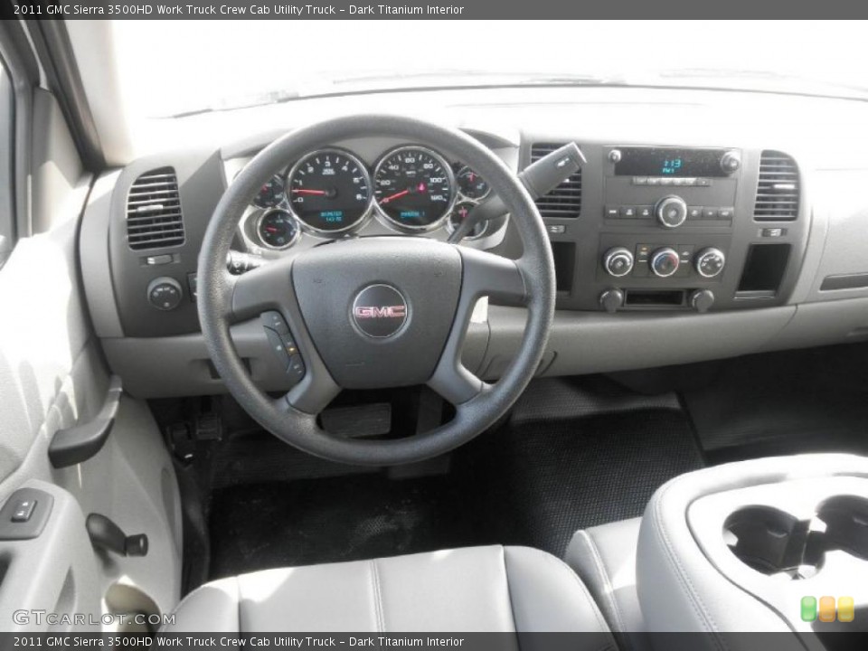 Dark Titanium Interior Dashboard for the 2011 GMC Sierra 3500HD Work Truck Crew Cab Utility Truck #49355299
