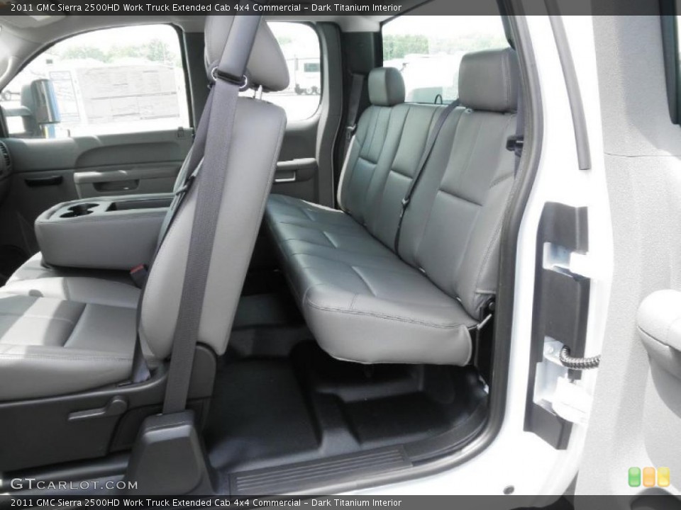 Dark Titanium Interior Photo for the 2011 GMC Sierra 2500HD Work Truck Extended Cab 4x4 Commercial #49355503