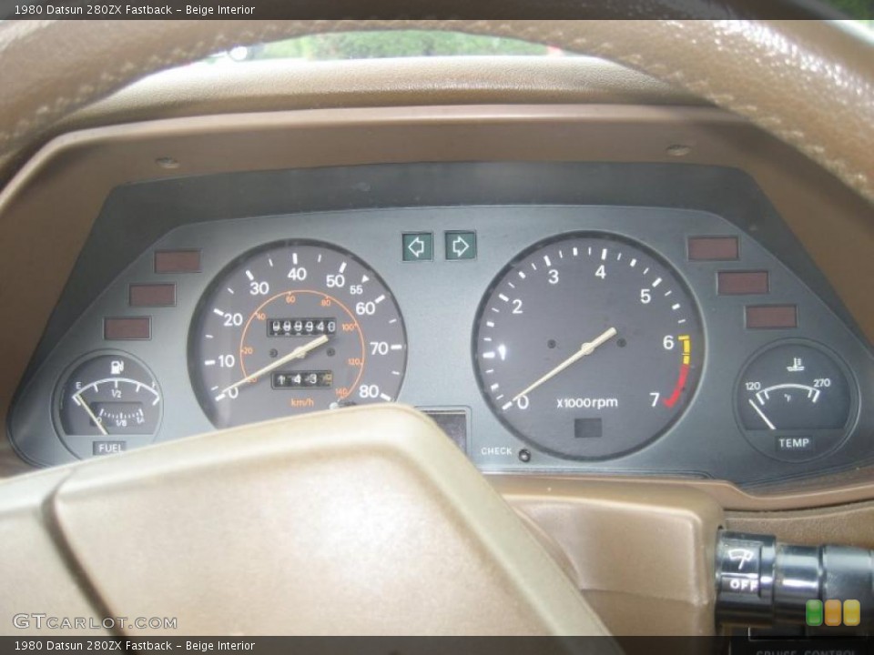 Beige Interior Gauges for the 1980 Datsun 280ZX Fastback #49357237