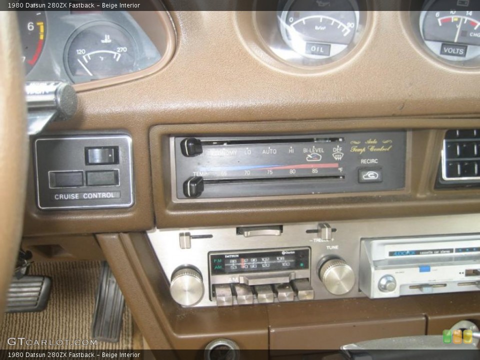 Beige Interior Controls for the 1980 Datsun 280ZX Fastback #49357282