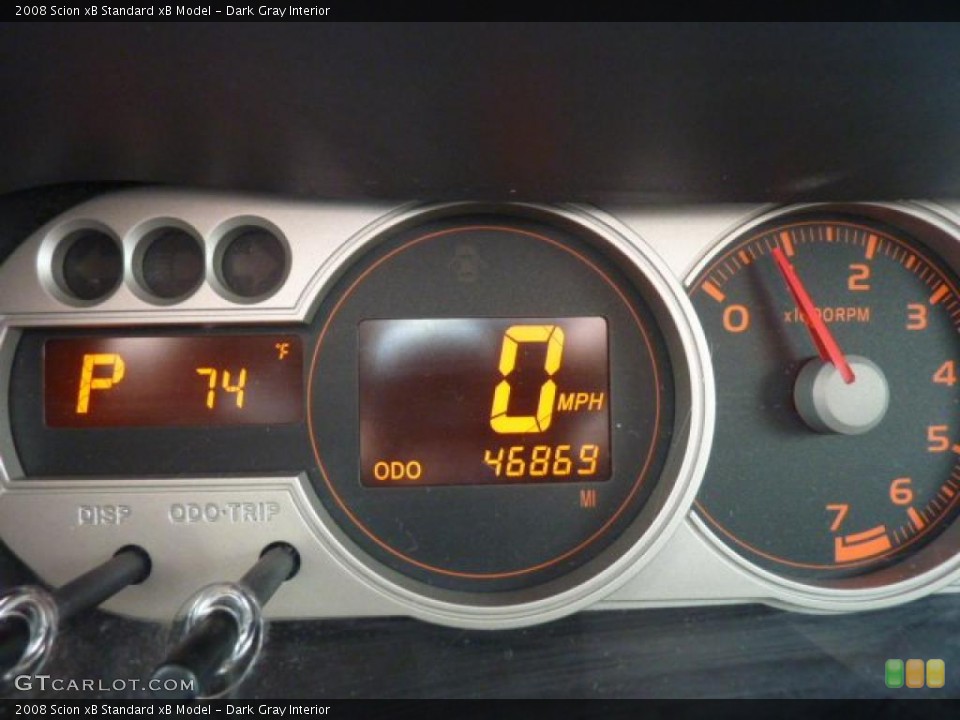 Dark Gray Interior Gauges for the 2008 Scion xB  #49358677