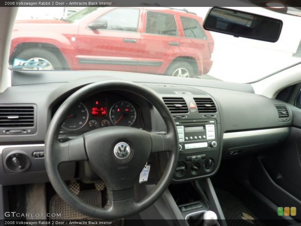 Anthracite Black Interior Dashboard for the 2008 Volkswagen Rabbit 2 Door #49359472