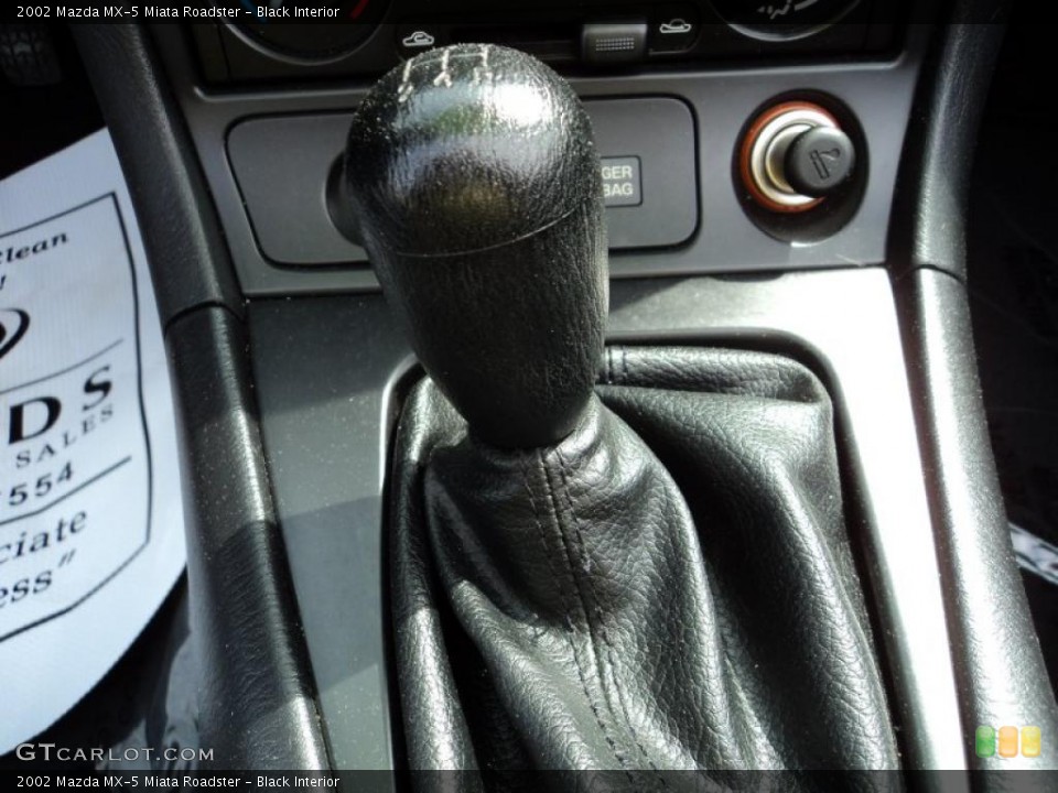 Black Interior Transmission for the 2002 Mazda MX-5 Miata Roadster #49360444