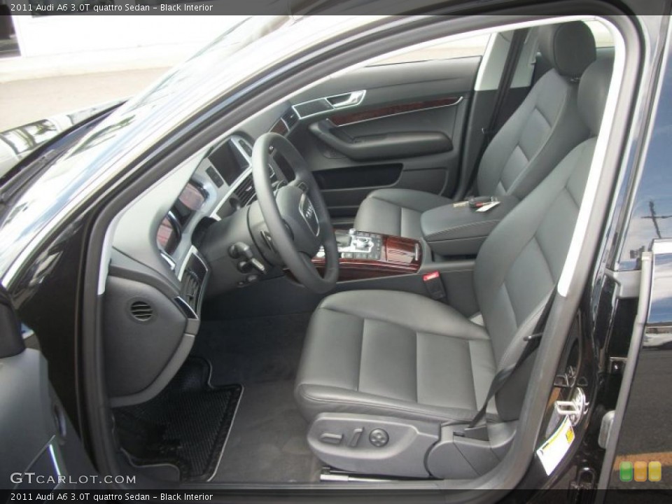 Black Interior Photo for the 2011 Audi A6 3.0T quattro Sedan #49362686