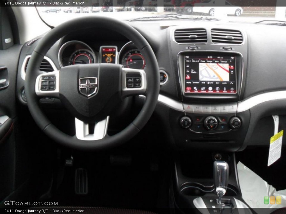 Black/Red Interior Dashboard for the 2011 Dodge Journey R/T #49363760