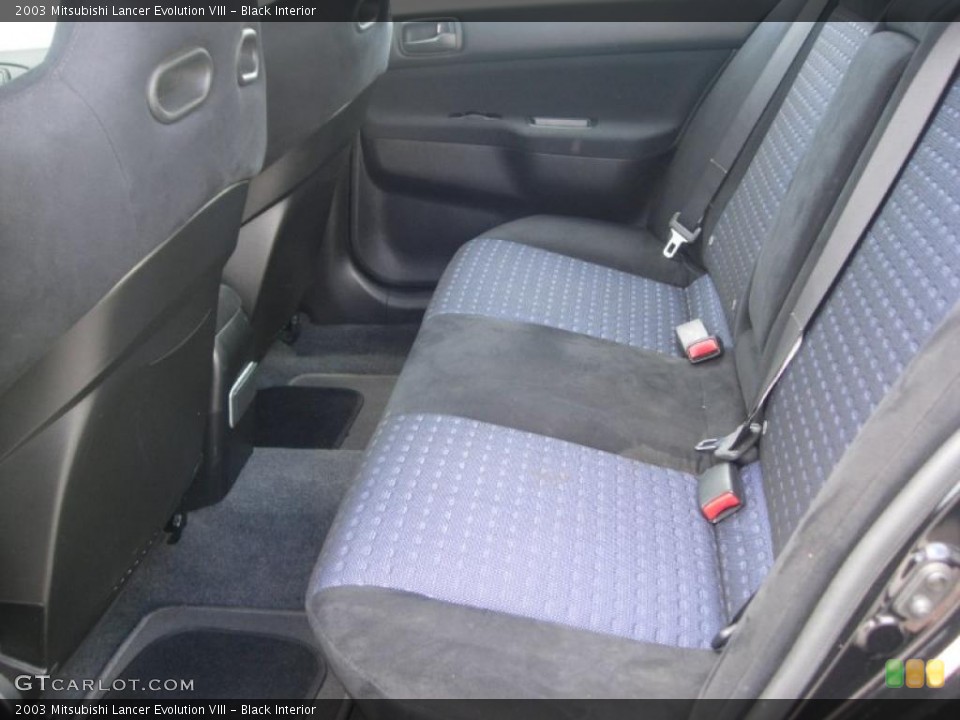 Black Interior Photo for the 2003 Mitsubishi Lancer Evolution VIII #49363859