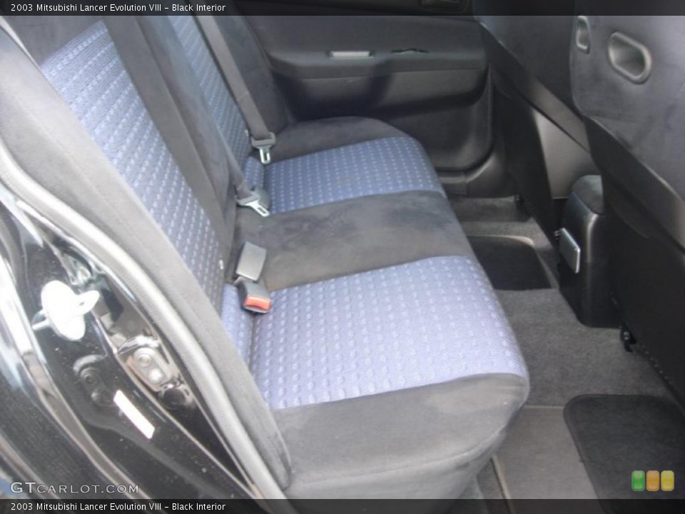 Black Interior Photo for the 2003 Mitsubishi Lancer Evolution VIII #49363871
