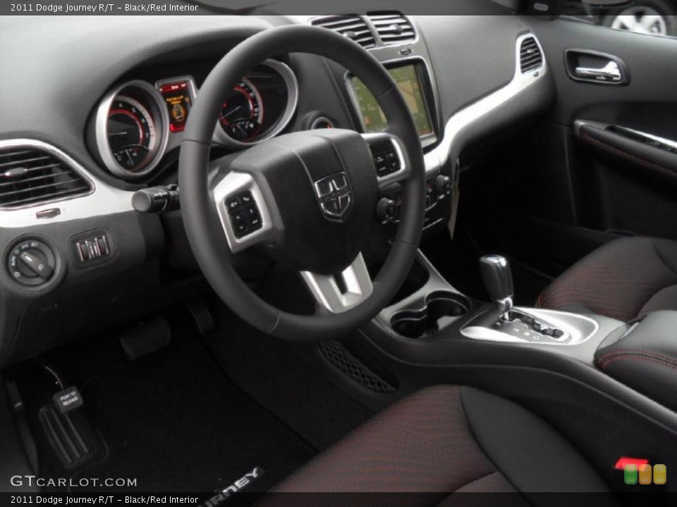 Black/Red Interior Prime Interior for the 2011 Dodge Journey R/T #49363895