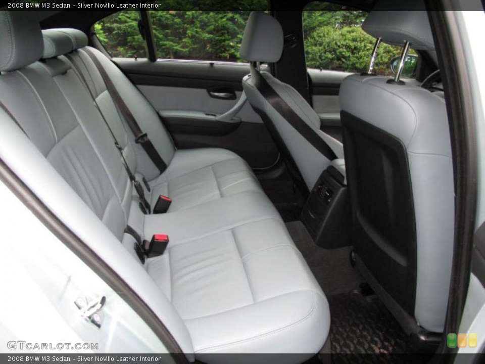 Silver Novillo Leather Interior Photo for the 2008 BMW M3 Sedan #49364732