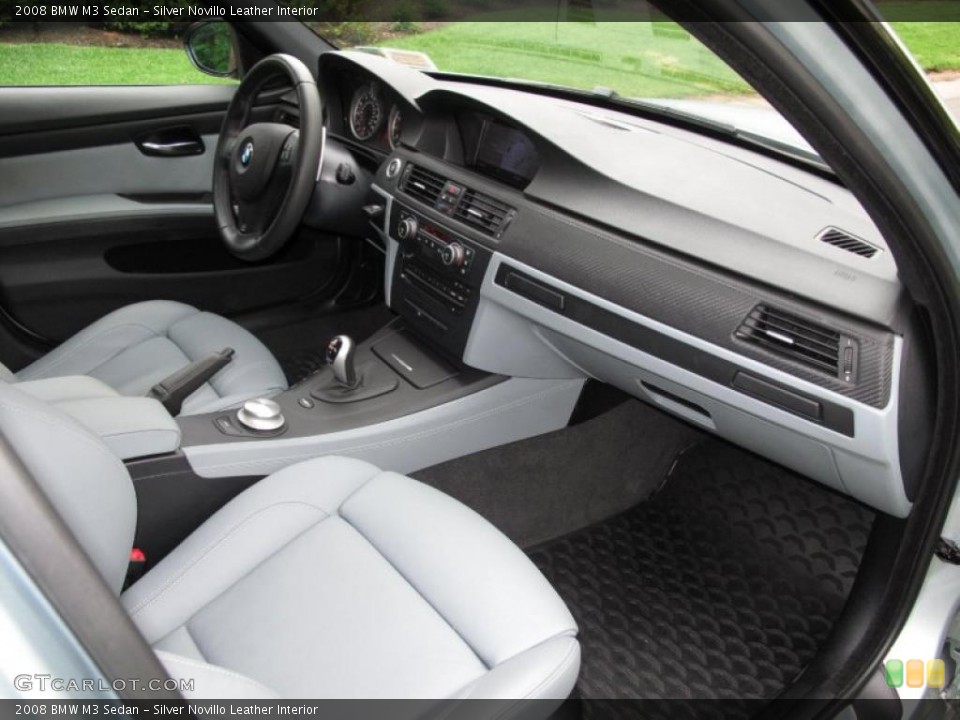 Silver Novillo Leather Interior Photo for the 2008 BMW M3 Sedan #49364747