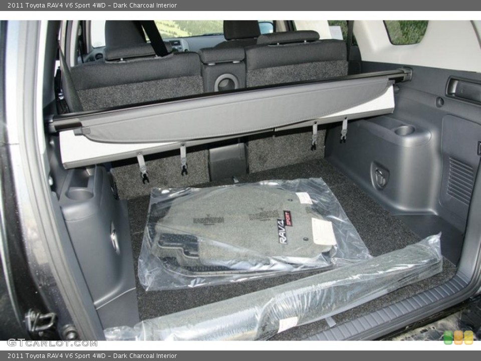 Dark Charcoal Interior Trunk for the 2011 Toyota RAV4 V6 Sport 4WD #49367147