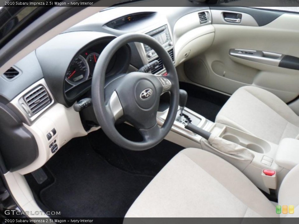 Ivory Interior Photo for the 2010 Subaru Impreza 2.5i Wagon #49369457