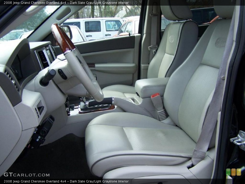 Dark Slate Gray/Light Graystone Interior Photo for the 2008 Jeep Grand Cherokee Overland 4x4 #49369643