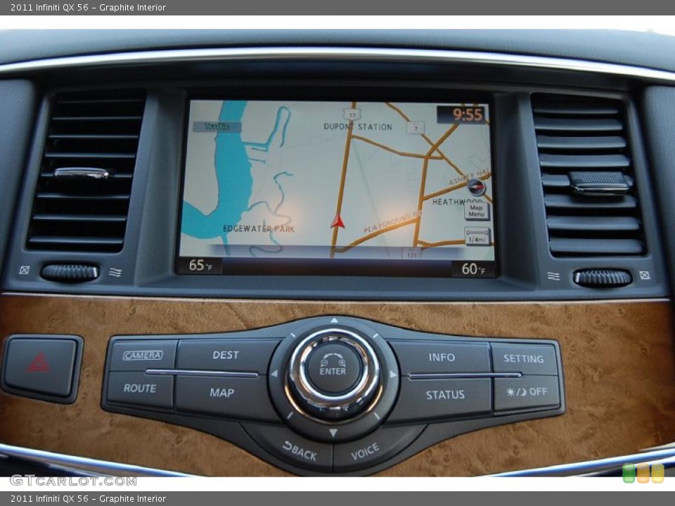 Graphite Interior Navigation for the 2011 Infiniti QX 56 #49369871