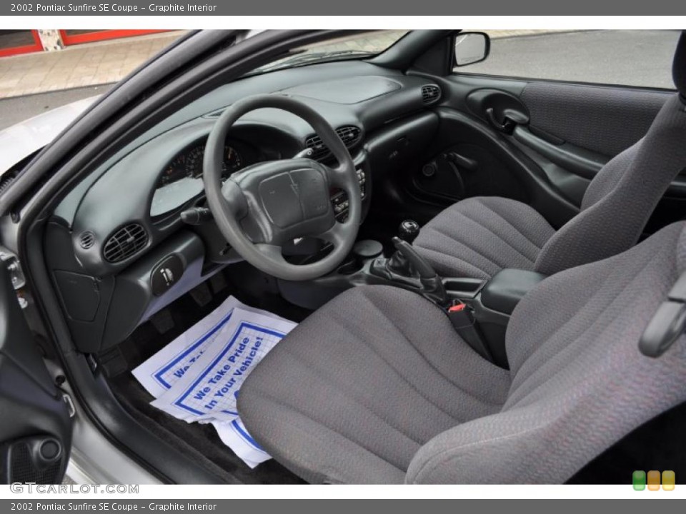 Graphite Interior Prime Interior for the 2002 Pontiac Sunfire SE Coupe #49370291