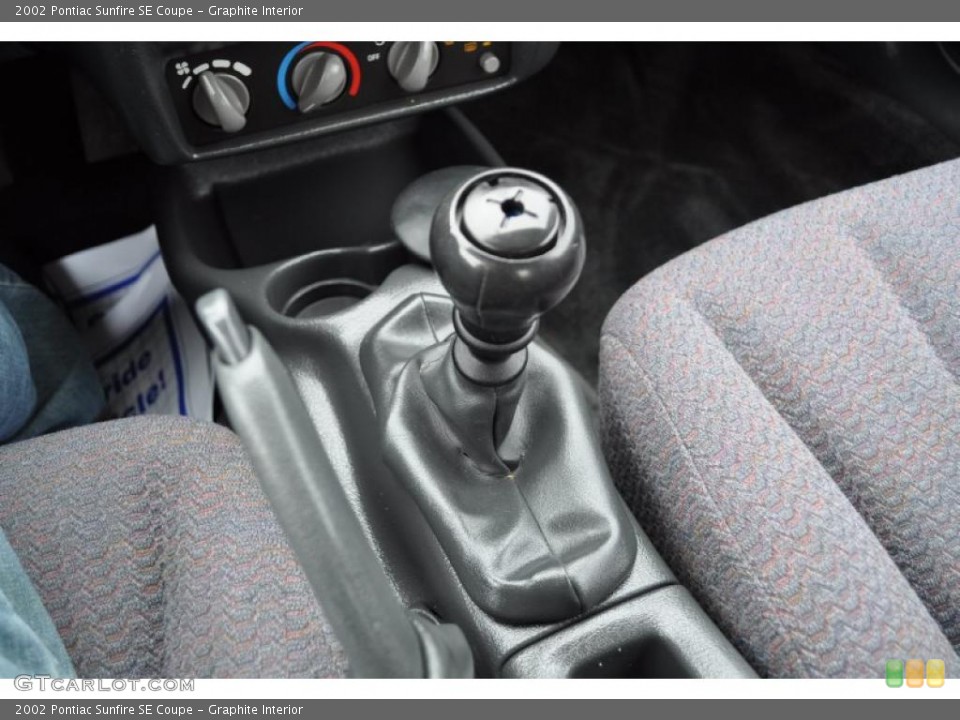 Graphite Interior Transmission for the 2002 Pontiac Sunfire SE Coupe #49370441