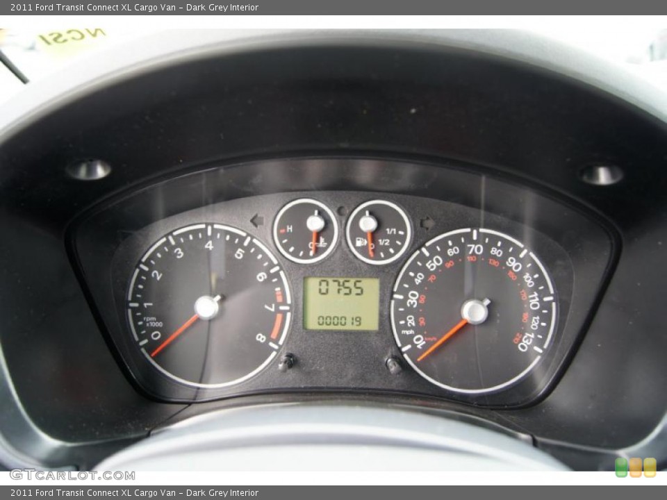 Dark Grey Interior Gauges for the 2011 Ford Transit Connect XL Cargo Van #49370546