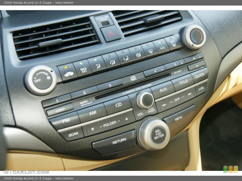 Ivory Interior Controls for the 2009 Honda Accord LX-S Coupe #49370786