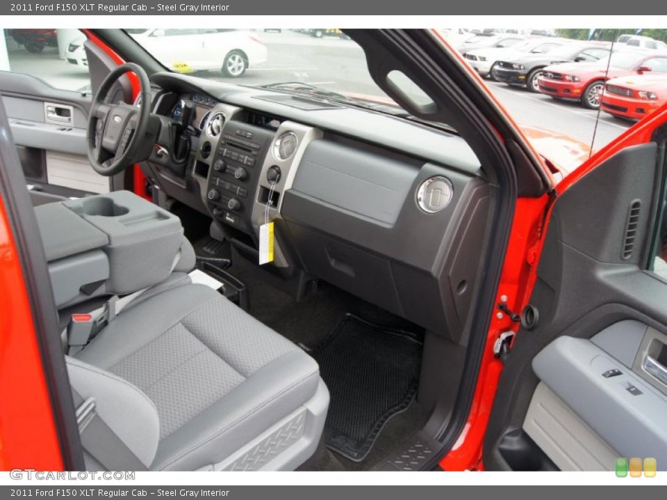 Steel Gray Interior Photo for the 2011 Ford F150 XLT Regular Cab #49370789