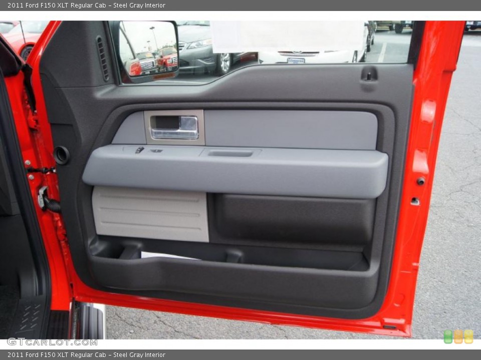 Steel Gray Interior Door Panel for the 2011 Ford F150 XLT Regular Cab #49370810