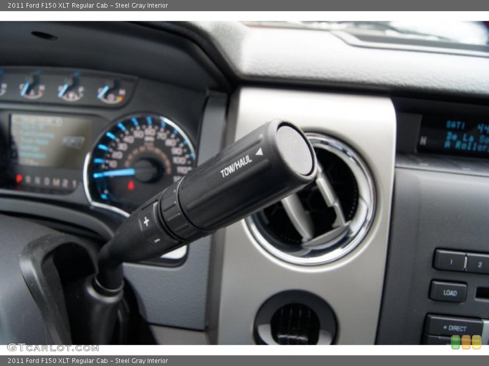 Steel Gray Interior Controls for the 2011 Ford F150 XLT Regular Cab #49370954