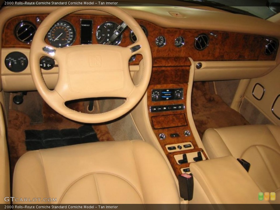 Tan Interior Dashboard for the 2000 Rolls-Royce Corniche  #49372580