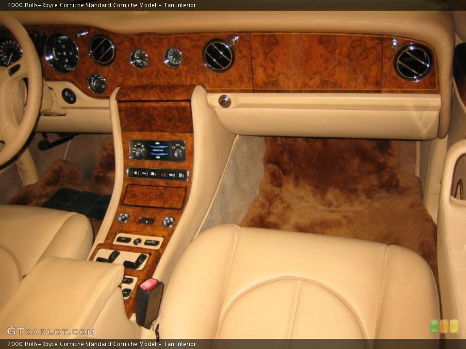 Tan Interior Dashboard for the 2000 Rolls-Royce Corniche  #49372595