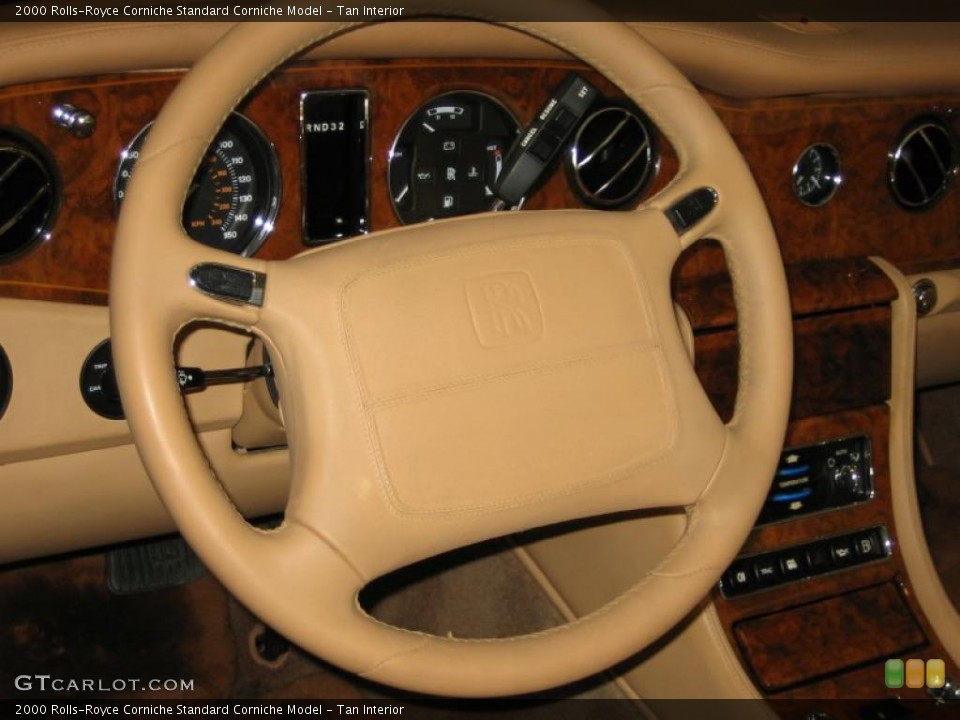 Tan Interior Steering Wheel for the 2000 Rolls-Royce Corniche  #49372665