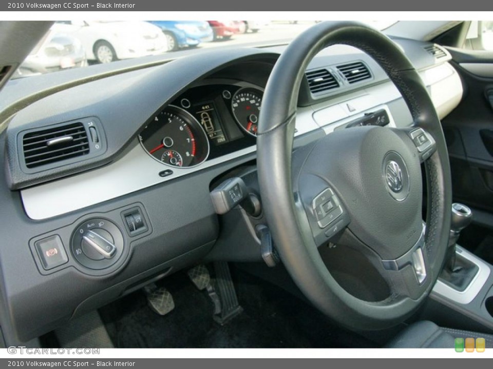 Black Interior Controls for the 2010 Volkswagen CC Sport #49373489