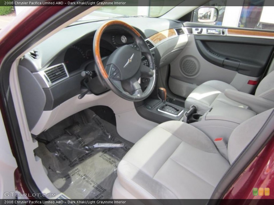 Dark Khaki/Light Graystone Interior Photo for the 2008 Chrysler Pacifica Limited AWD #49373648