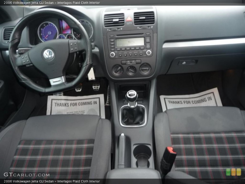 Interlagos Plaid Cloth Interior Dashboard for the 2006 Volkswagen Jetta GLI Sedan #49373867