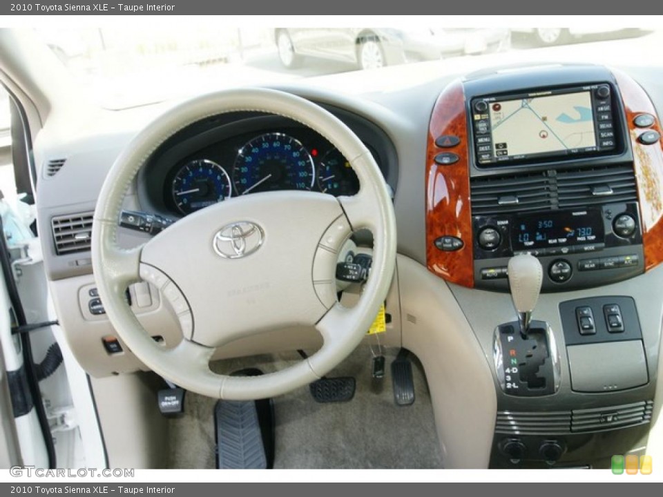 Taupe Interior Dashboard for the 2010 Toyota Sienna XLE #49374179