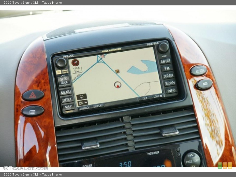 Taupe Interior Navigation for the 2010 Toyota Sienna XLE #49374209