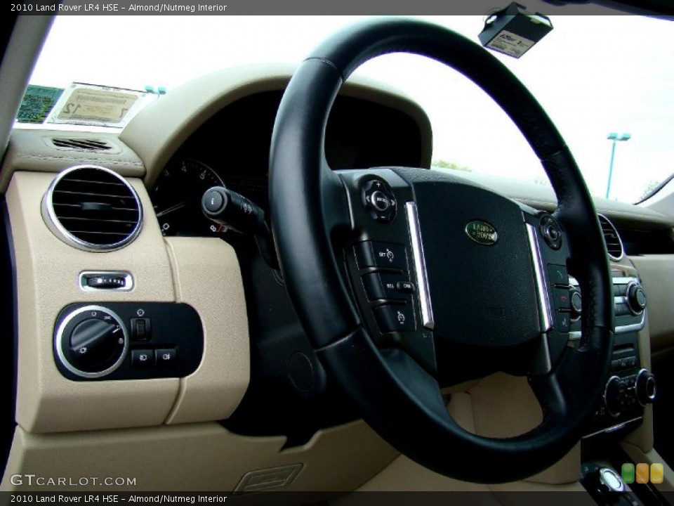 Almond/Nutmeg Interior Steering Wheel for the 2010 Land Rover LR4 HSE #49374737
