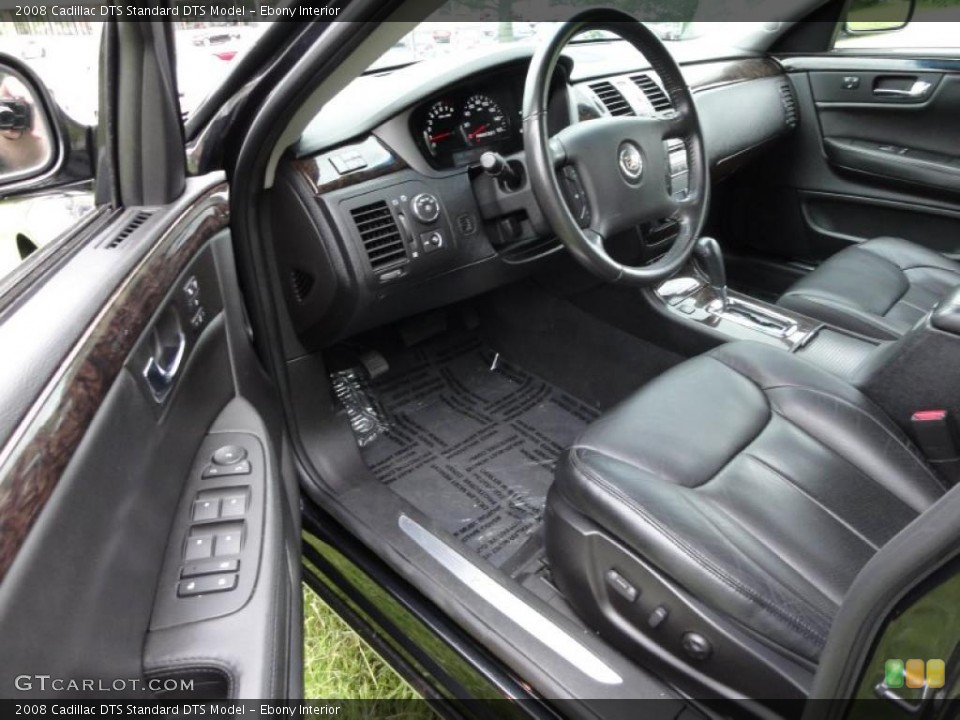 Ebony Interior Photo for the 2008 Cadillac DTS  #49375196