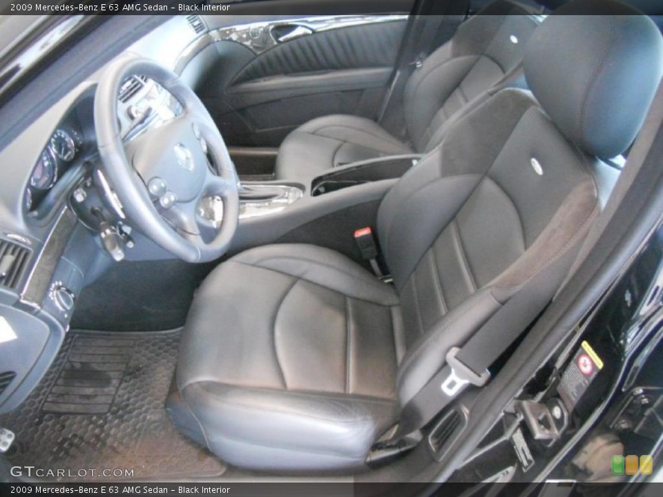 Black Interior Photo for the 2009 Mercedes-Benz E 63 AMG Sedan #49376333