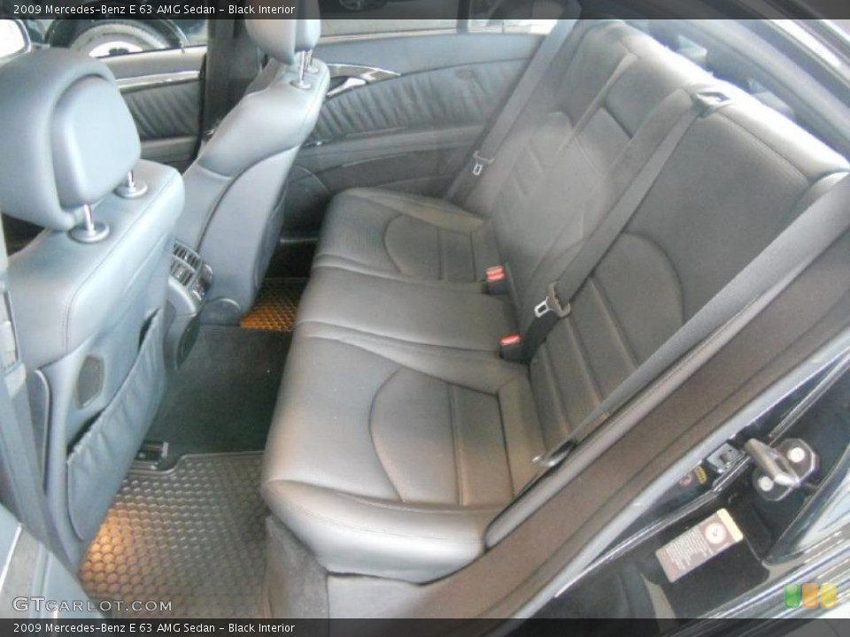 Black Interior Photo for the 2009 Mercedes-Benz E 63 AMG Sedan #49376348