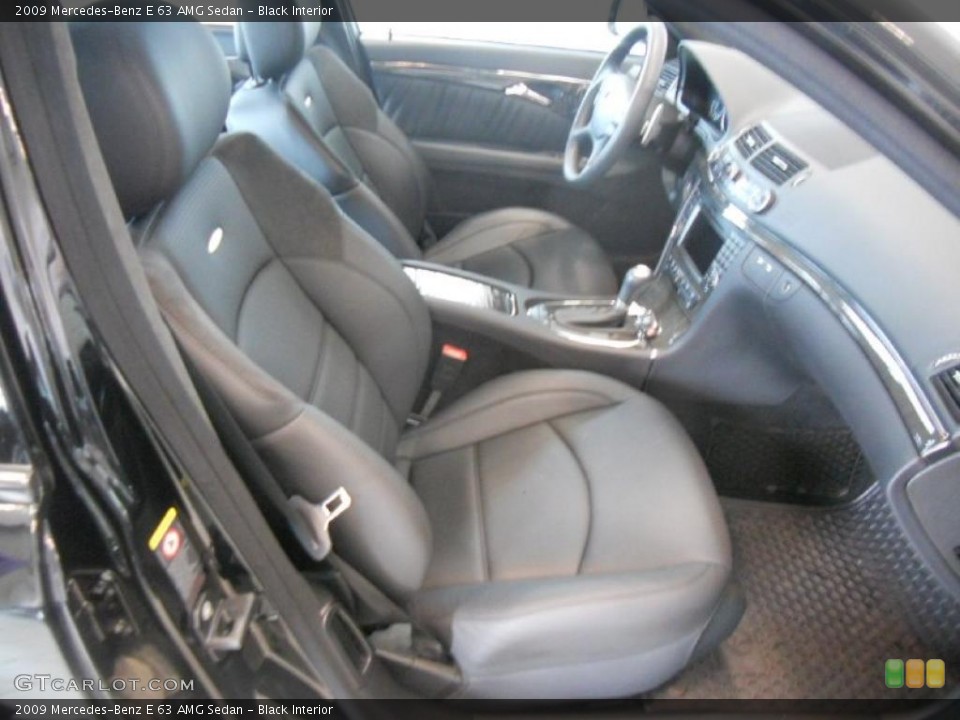 Black Interior Photo for the 2009 Mercedes-Benz E 63 AMG Sedan #49376363