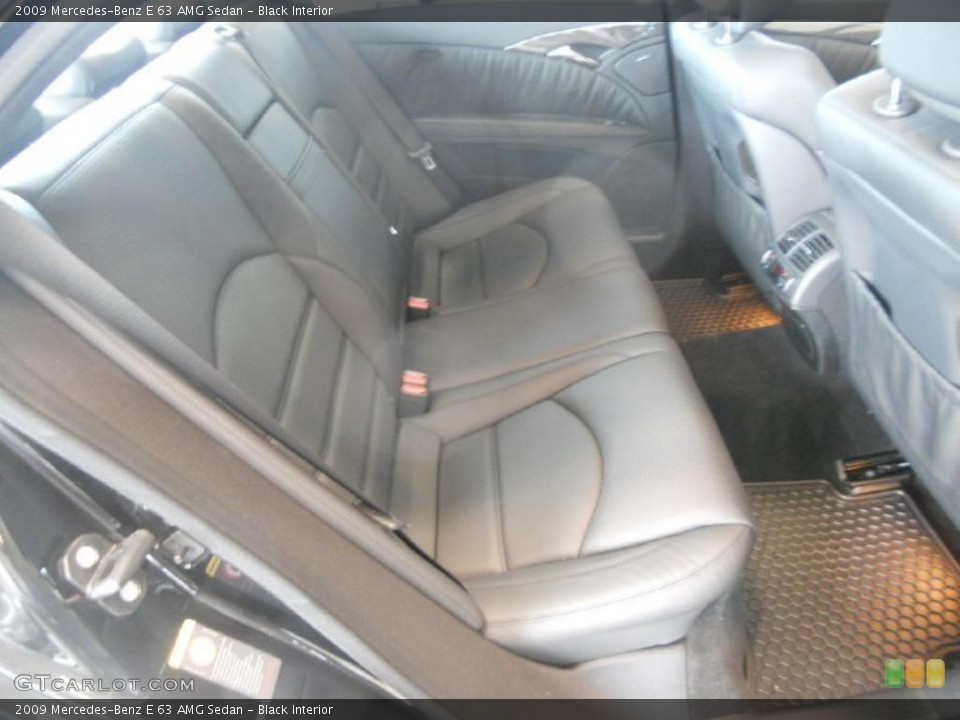 Black Interior Photo for the 2009 Mercedes-Benz E 63 AMG Sedan #49376378