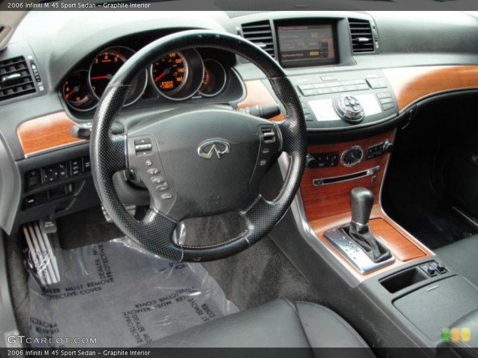 Graphite Interior Dashboard for the 2006 Infiniti M 45 Sport Sedan #49376426
