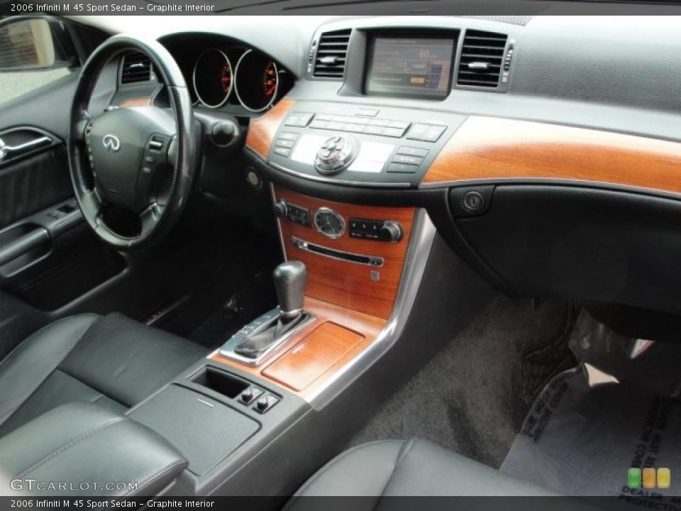 Graphite Interior Dashboard for the 2006 Infiniti M 45 Sport Sedan #49376441