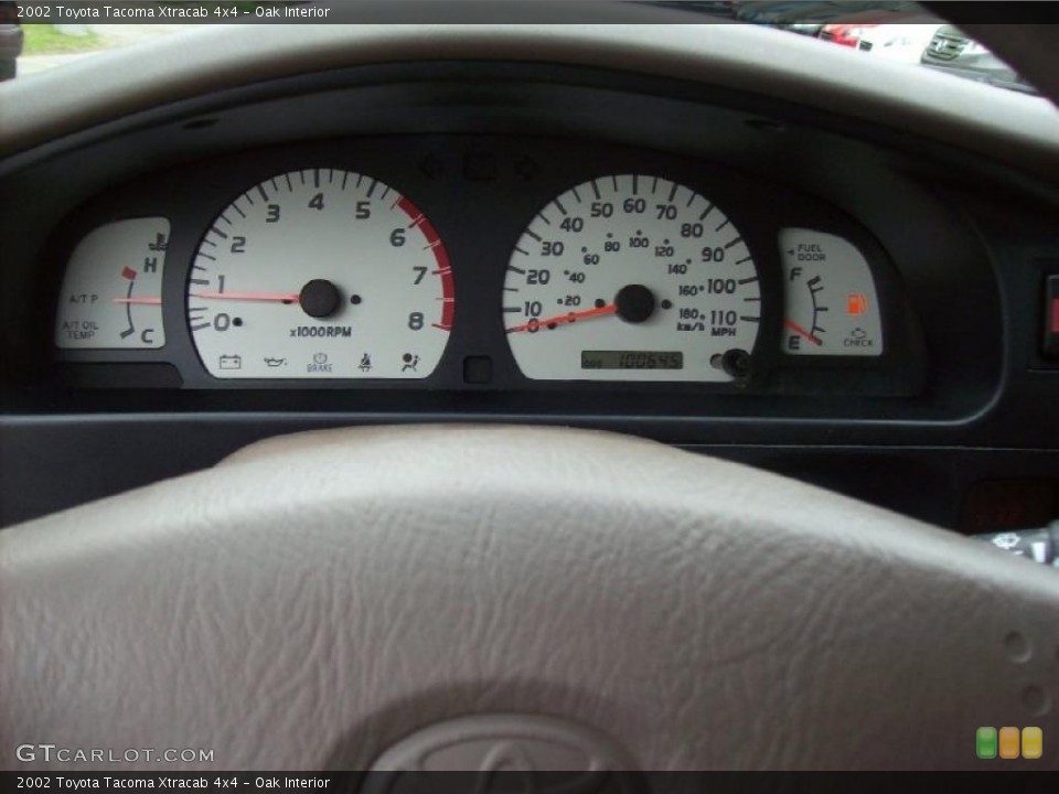 Oak Interior Gauges for the 2002 Toyota Tacoma Xtracab 4x4 #49376624