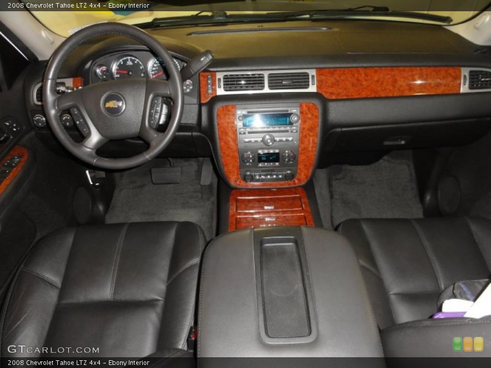 Ebony Interior Dashboard for the 2008 Chevrolet Tahoe LTZ 4x4 #49376930