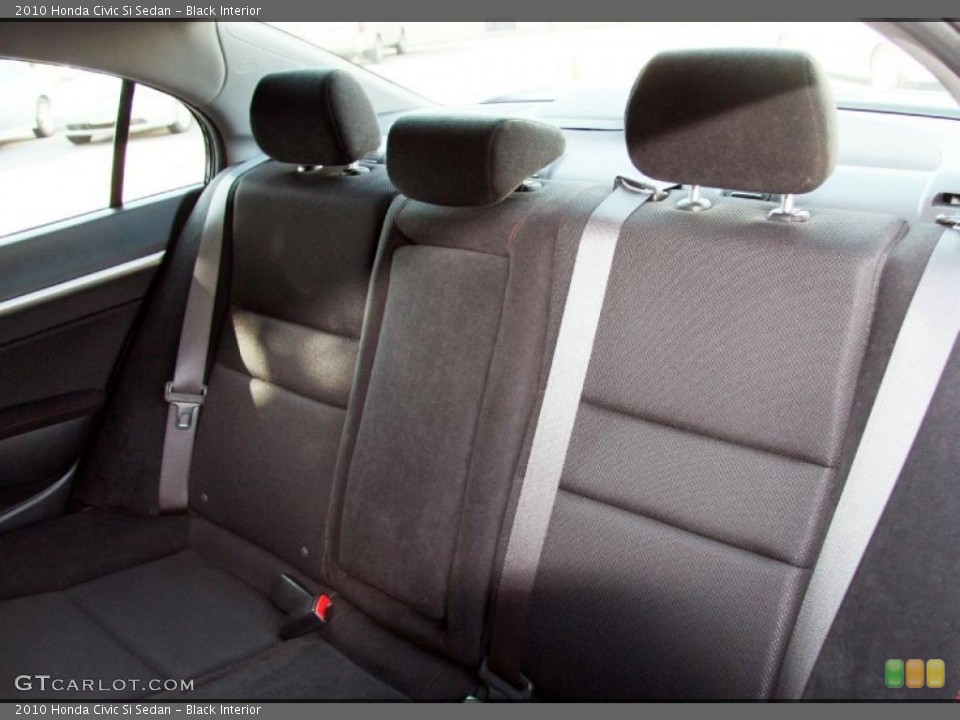 Black Interior Photo for the 2010 Honda Civic Si Sedan #49378055