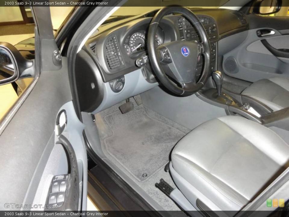 Charcoal Grey Interior Photo for the 2003 Saab 9-3 Linear Sport Sedan #49378487